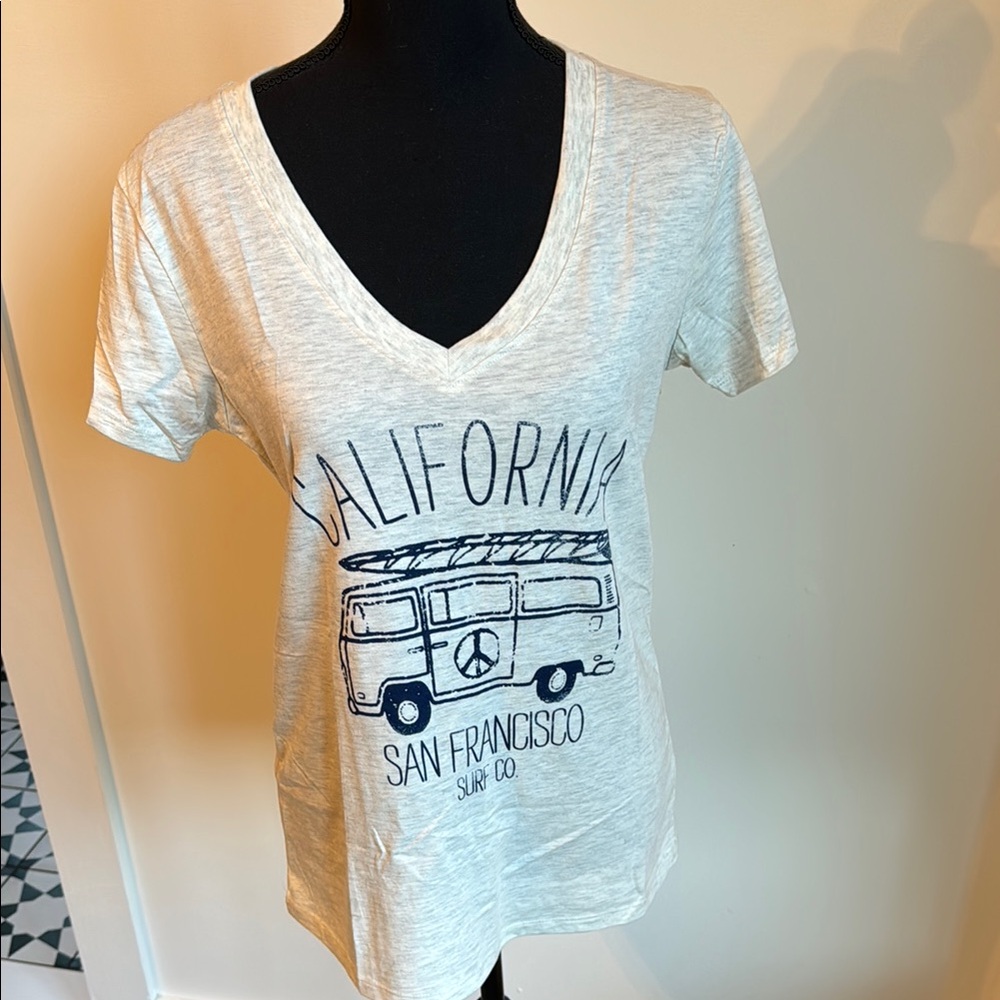 Women's Cream Graphic Tee